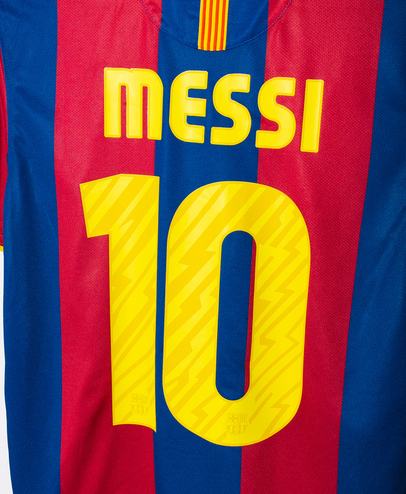 Barcelona 2010-11 Messi Home Kit (M)