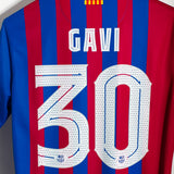 FC Barcelona 2021-22 Gavi Home Kit ( L )