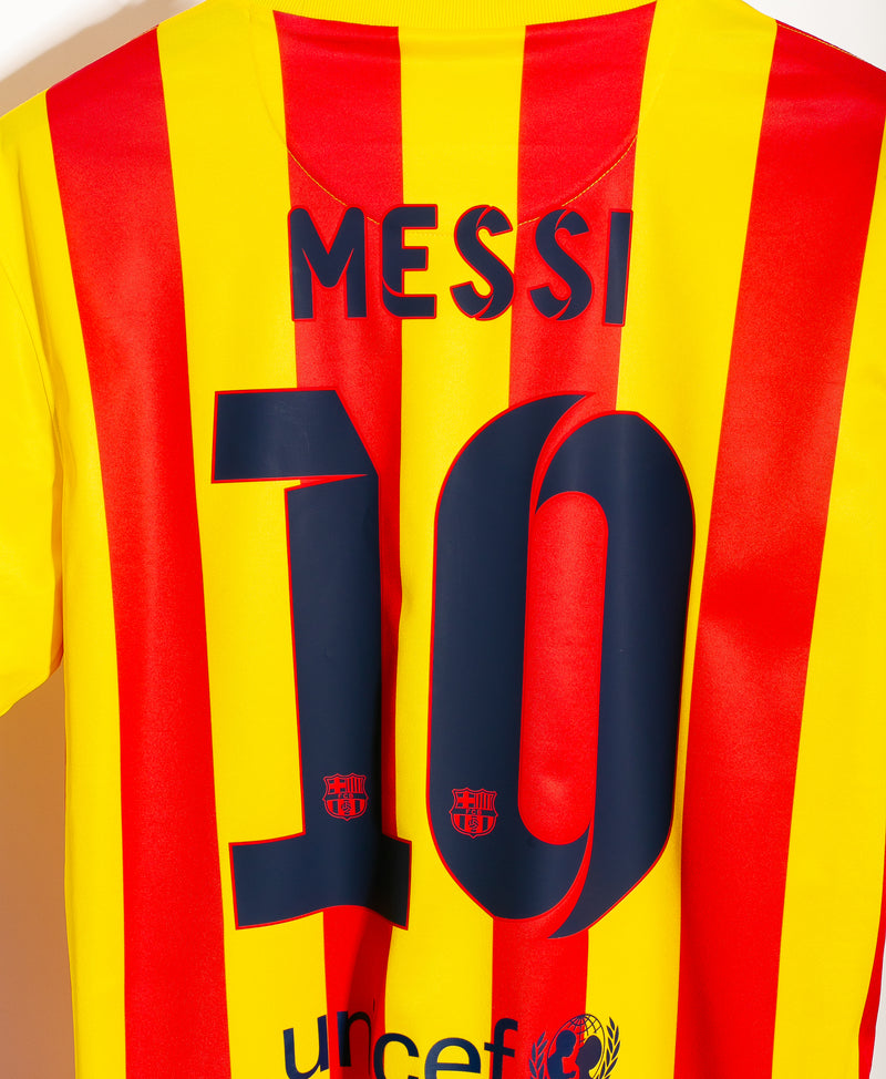 Barcelona 2013-14 Messi Away Kit (M) BASIC VERSION