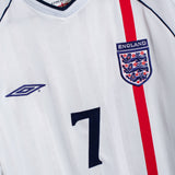 England 2002 Beckham Home Kit (XL)