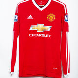 Manchester United 2015-16 Schweinsteiger Long Sleeve Home Kit (S)