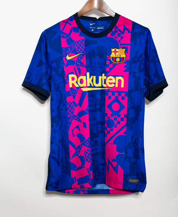 Barcelona 2021-22 Pedri Third Kit (L)
