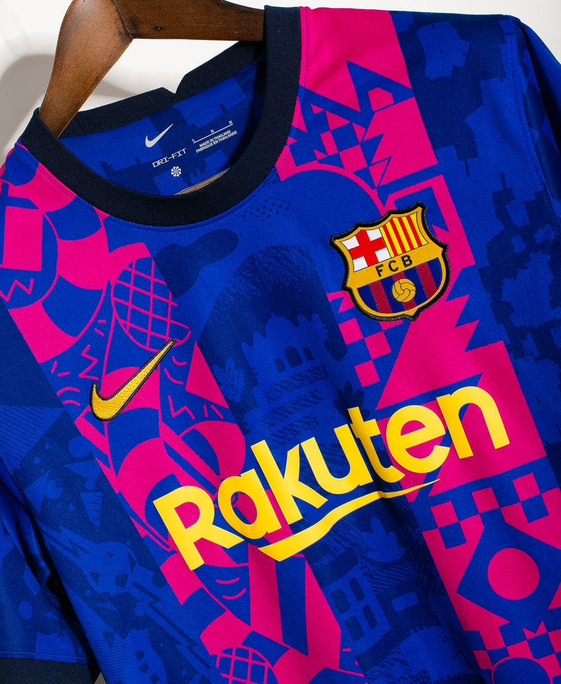 Barcelona 2021-22 Pedri Third Kit (L)