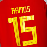 Spain 2018 Ramos Player Issue Home Kit (XL)