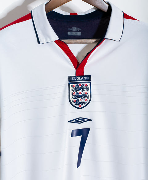 England 2004 Beckham Reversible Home Kit (M)