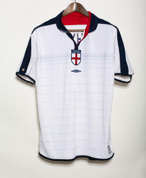 England 2004 Beckham Home Kit (L)