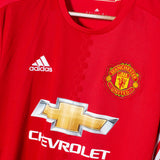 Manchester United 2016-17 Rashford Long Sleeve Home Kit (M)