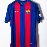 Barcelona 2016-17 Iniesta Home Kit (L)