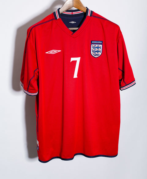 England 2002 Beckham Away Kit (XL)