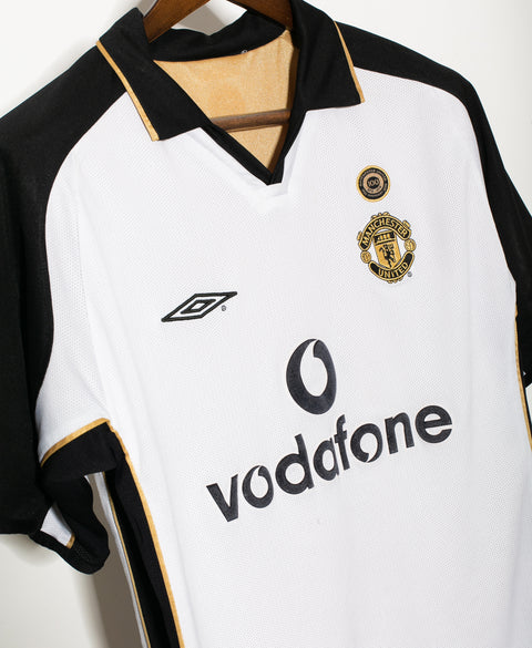 Manchester United 2001-02 Beckham Reversible Away Kit (XL)