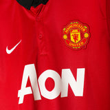 Manchester United 2013-14 Vidic Home Kit (M)