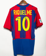 Barcelona 2002-03 Riquelme Home Kit (XL)