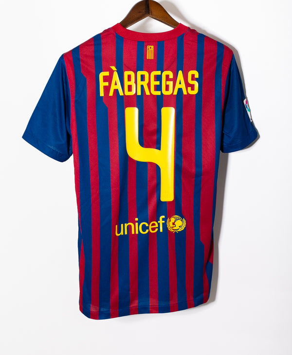 Barcelona 2011-12 Fabregas Home Kit (M)