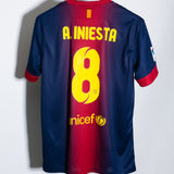 Barcelona 2012-13 Iniesta Home Kit (M)