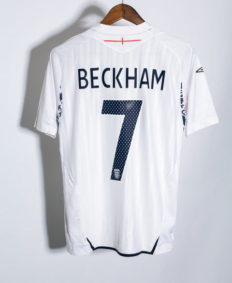 England 2008 Beckham Home Kit (S)