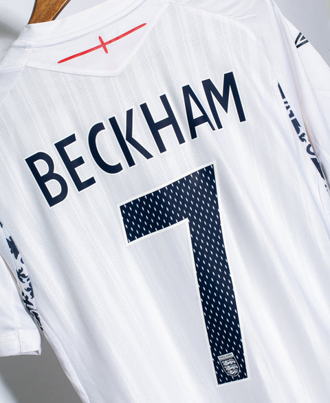 England 2008 Beckham Home Kit (S)