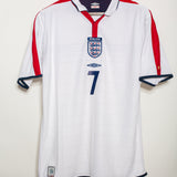 England 2004 Beckham Reversible Home Kit (L)