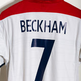 England 2004 Beckham Reversible Home Kit (L)