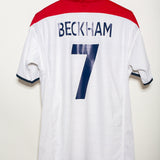 England 2004 Beckham Reversible Home Kit (L)