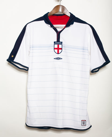 England 2004 Beckham Reversible Home Kit (L)