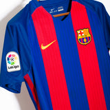 Barcelona 2016-17 Messi Home Kit (S)