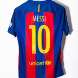 Barcelona 2016-17 Messi Home Kit (S)