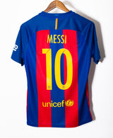 Barcelona 2016-17 Messi Home Kit (S)