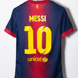 Barcelona 2012-13 Messi Home Kit (S)