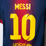 Barcelona 2012-13 Messi Home Kit (S)