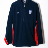 England 1990s 1/2 Zip Training Jacket (XL)