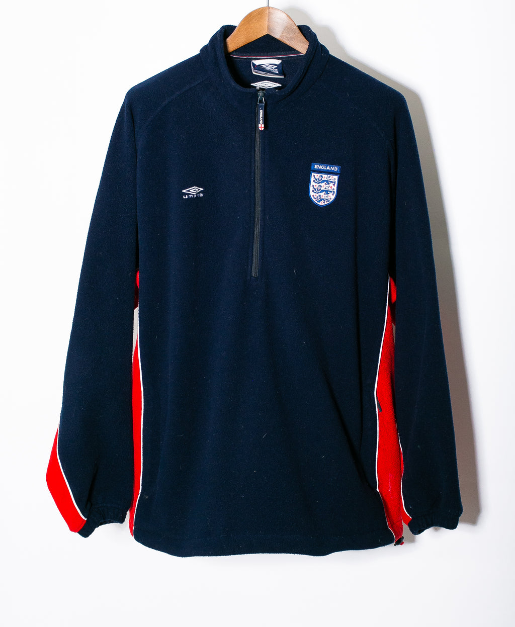 England 1990s 1/2 Zip Training Jacket (XL) – Saturdays Football