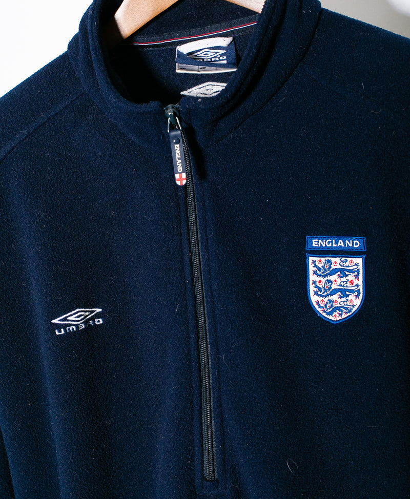 England 1990s 1/2 Zip Training Jacket (XL)