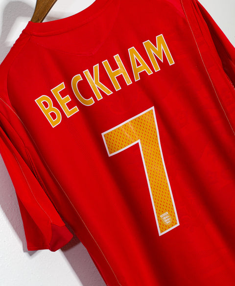 England 2006 Beckham Away Kit (L)