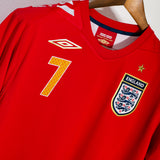 England 2006 Beckham Away Kit (L)