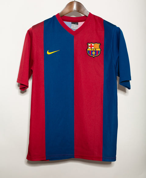 Barcelona 2006-07 Ronaldinho Home Kit BASIC VERSION (M)