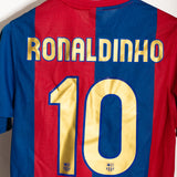 Barcelona 2006-07 Ronaldinho Home Kit BASIC VERSION (M)