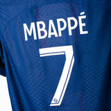 PSG 2022-23 Mbappe Player Issue Home Kit (M)