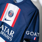 PSG 2022-23 Mbappe Player Issue Home Kit (M)