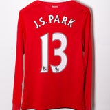 Manchester United 2010-11 JS Park Long Sleeve Home Kit (S)