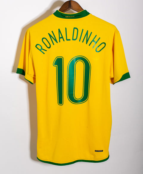 Brazil 2006 Ronaldinho Home Kit (L)