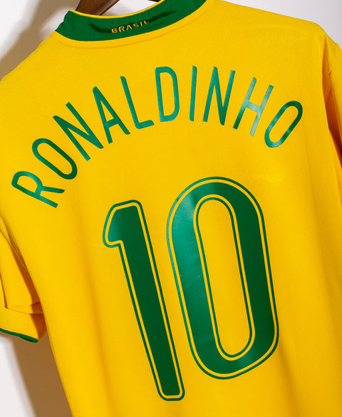 Brazil 2006 Ronaldinho Home Kit (L)