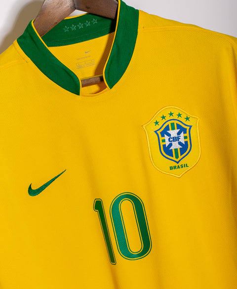 Brazil 2006 Ronaldinho Home Kit (L)