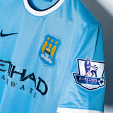 Manchester City 2013-14 Dzeko Home Kit (M)