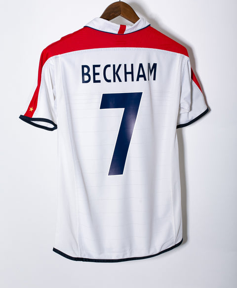 England 2004 Beckham Home Kit (S)