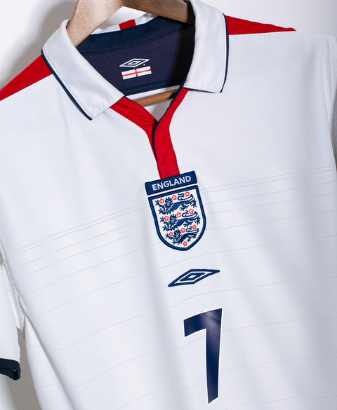 England 2004 Beckham Home Kit (S)