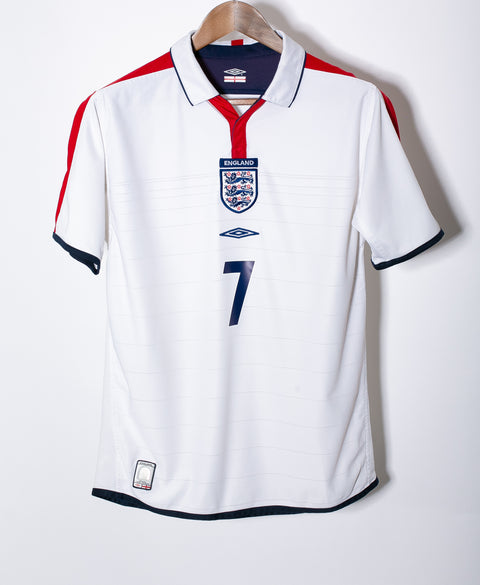 England 2004 Beckham Home Kit (S)