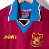 West Ham United 1997-98 Sinclair Home Kit (L)