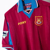 West Ham United 1997-98 Sinclair Home Kit (L)