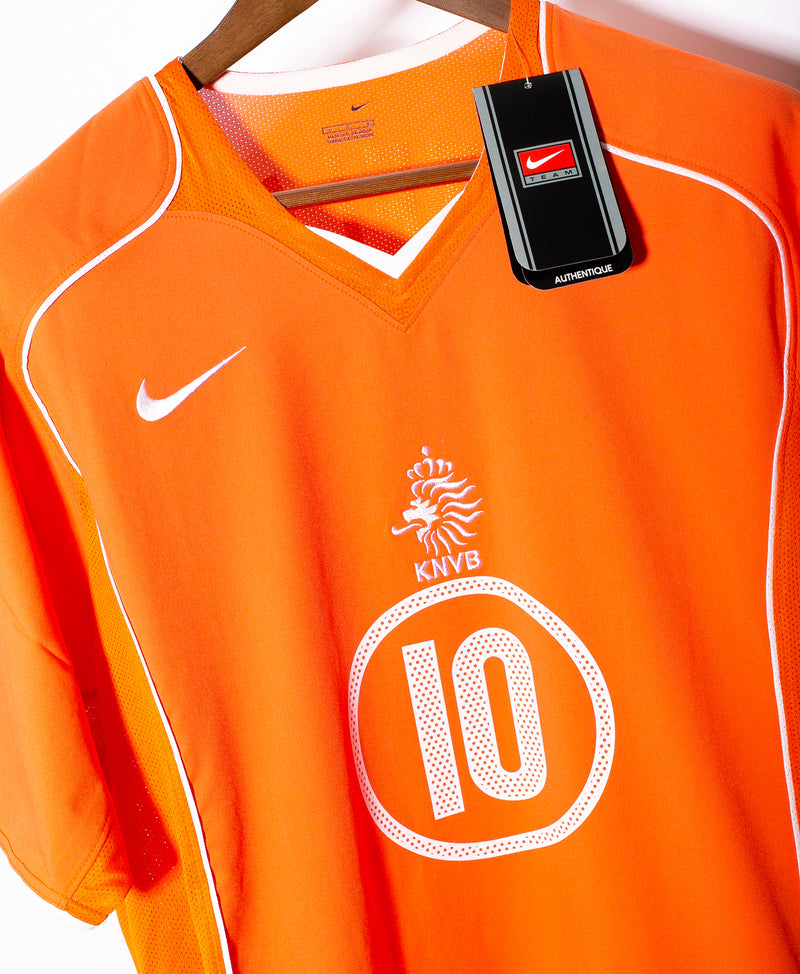 Netherlands 2004 V. Nistelrooy Home Kit NWT (L)