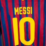 Barcelona 2011-12 Messi Long Sleeve Home Kit (M)